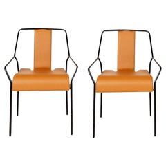 Ensemble de 2 chaises Dao rembourrées par Shin Azumi