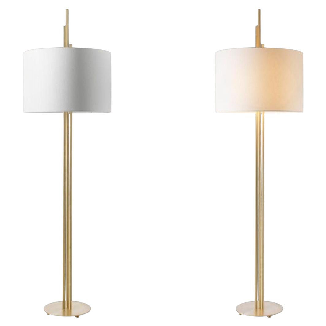 Set of 2 Upper Floor Lamps by Hervé Langlais For Sale