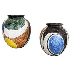 Set of 2 Vases "Milano" Designed by Rudolf Schardt for Ruscha, Germany, 1950s