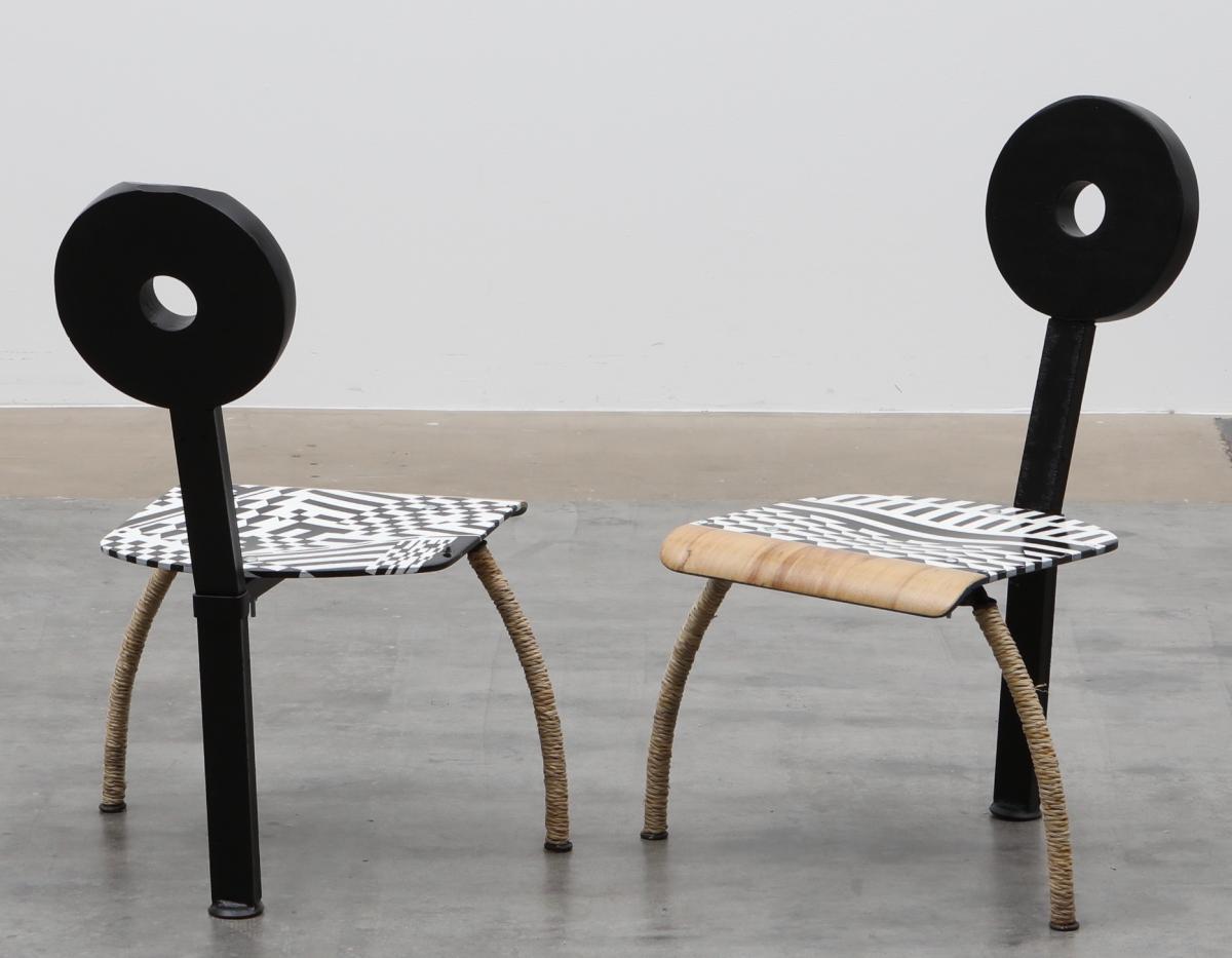 Postmoderno Set di 2 sedie Venezia di Markus Friedrich Staab in vendita