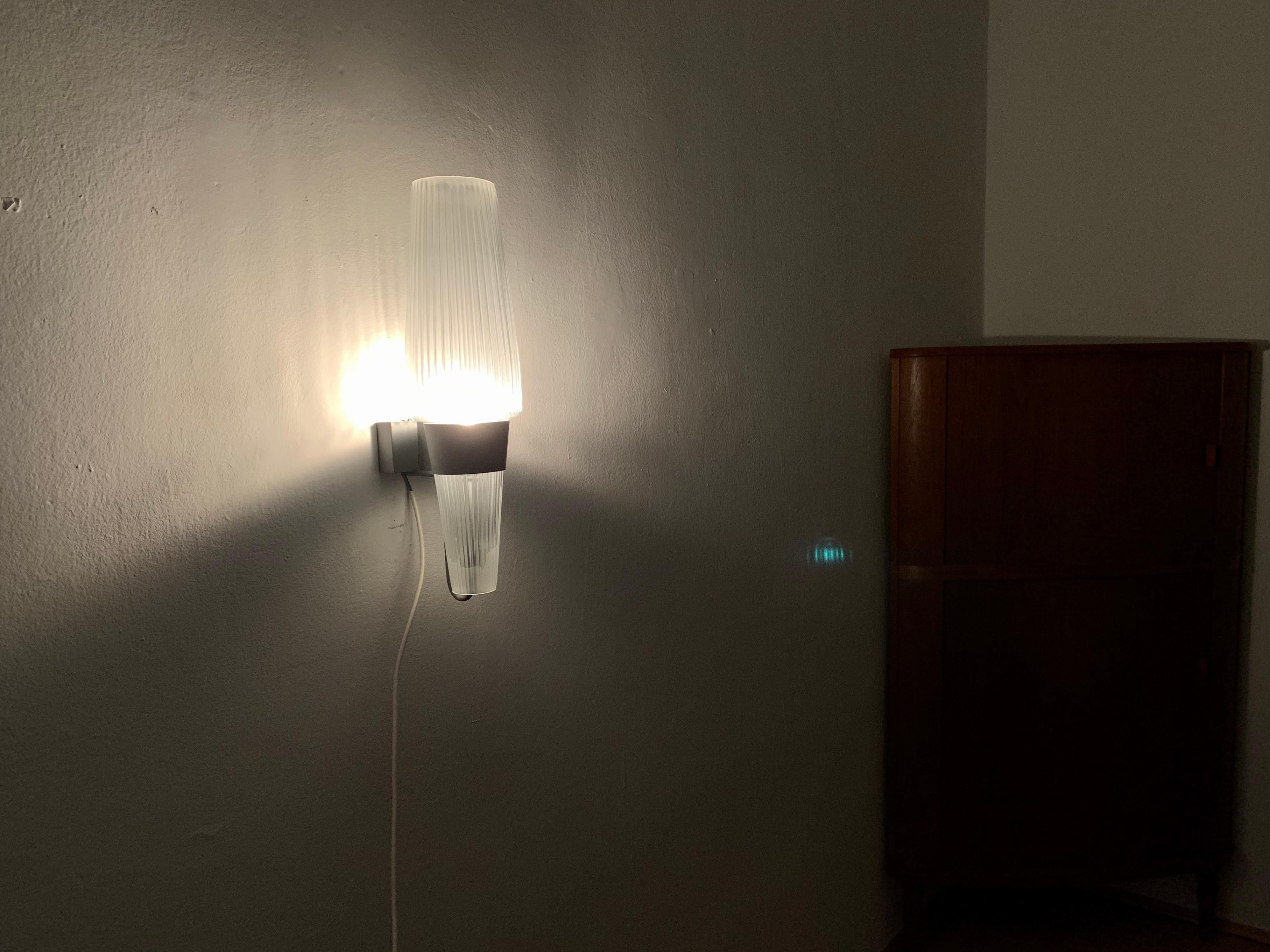 Set of 2 Venezia Wall Lamps by Aloys Gangkofner for Peill and Putzler 4