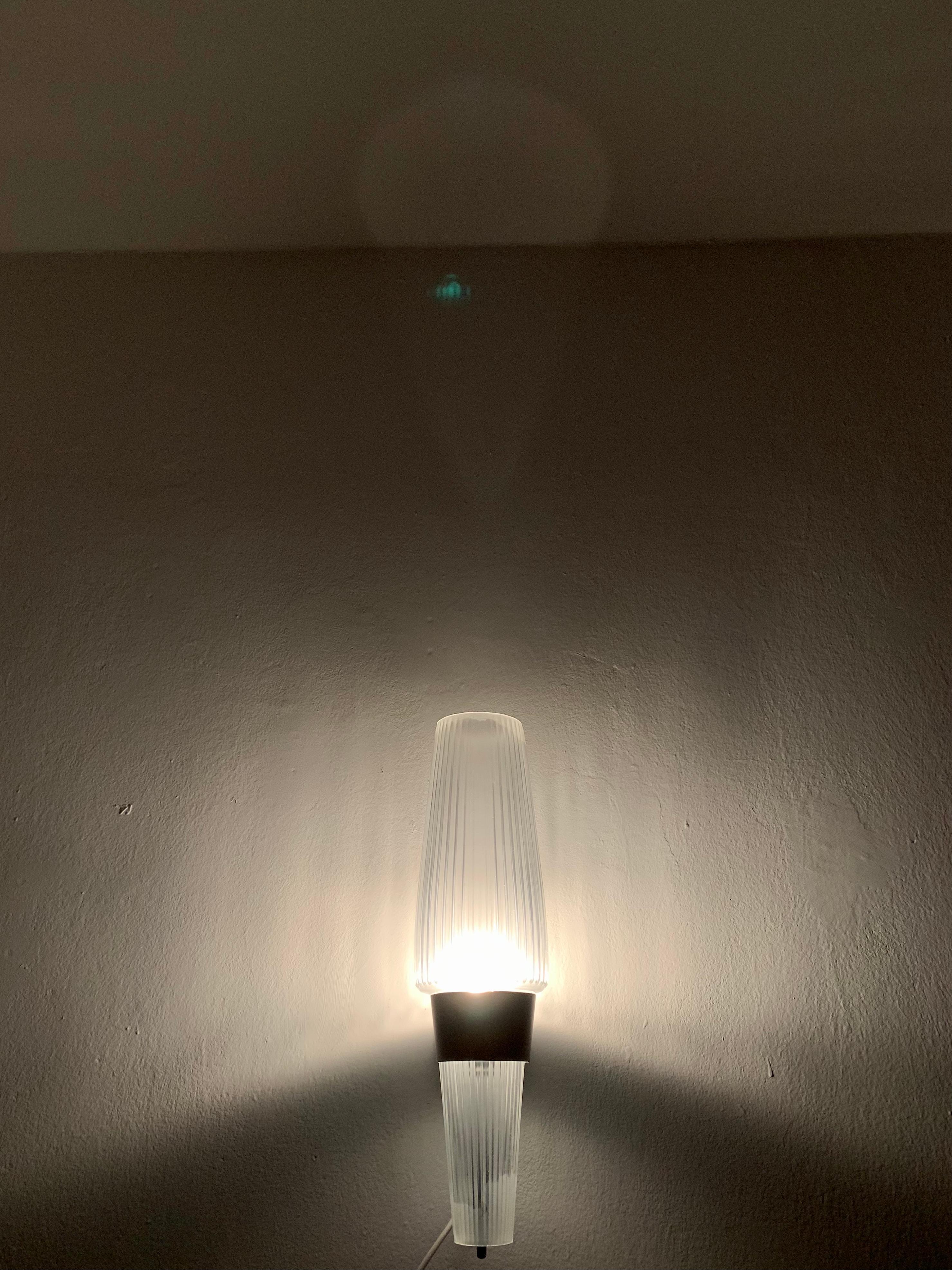 Set of 2 Venezia Wall Lamps by Aloys Gangkofner for Peill and Putzler 5