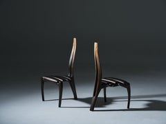 Set Of 2 Vennaxa Taper Fade Chairs by Alun Heslop