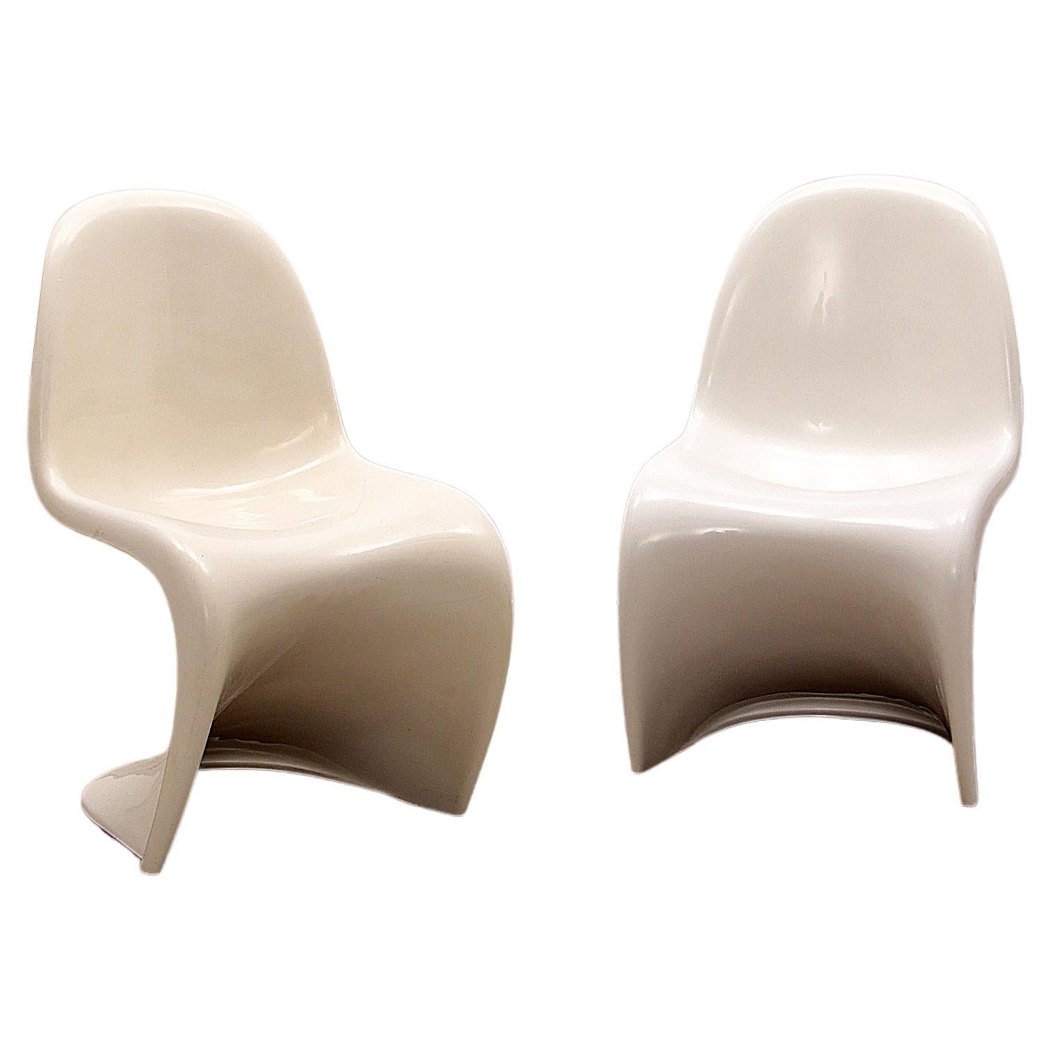 Set of 2 Verner Panton Chairs Made by Herman Miller, 1971