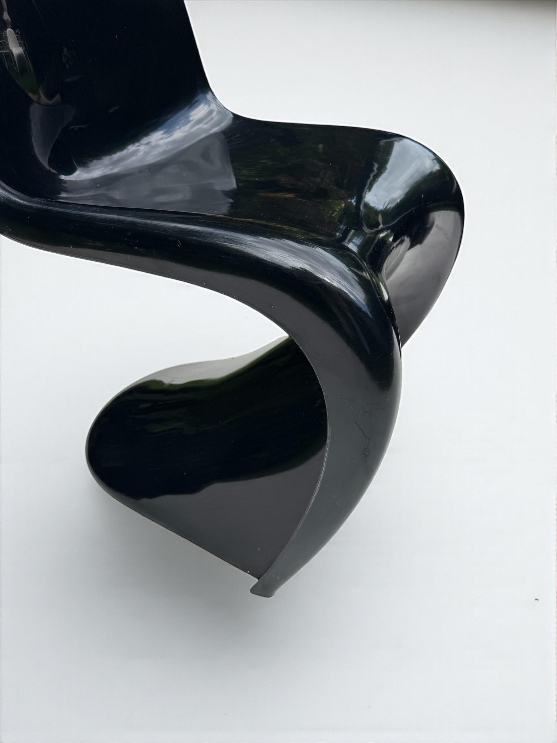 Satz von 2 Verner Panton Fiberglas S Stühlen für Herman Miller, W. Deutschland 1971 im Angebot 2
