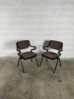 Set of 2 Vertebra System Chairs by E.Ambasz E G.Piretti for Anonima Castelli
