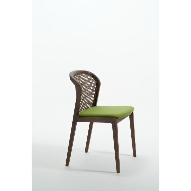 Contemporary Set of 2, Vienna Chair, Canaletto Acid Green & Beech Wood Beige by Colé Italia For Sale