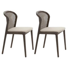 2er Set, Wiener Stuhl, Canaletto, Beige von Colé Italia