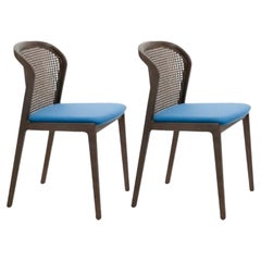 Set di 2 sedie Vienna, Canaletto, Azzurro by Colé Italia