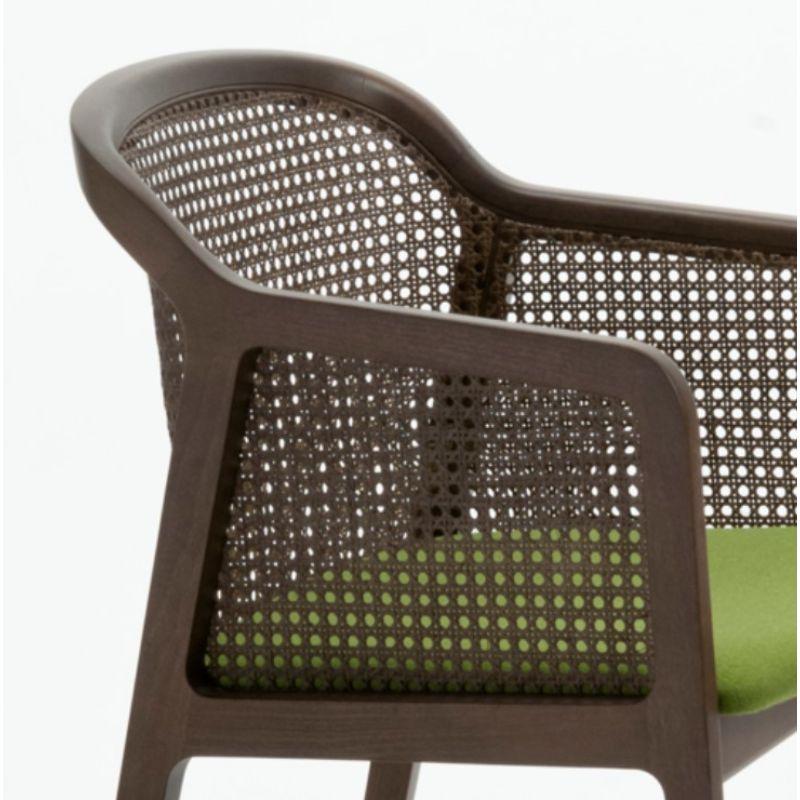 Contemporary Set of 2, Vienna Little Armchair,  Canaletto, Acid Green by Colé Italia For Sale