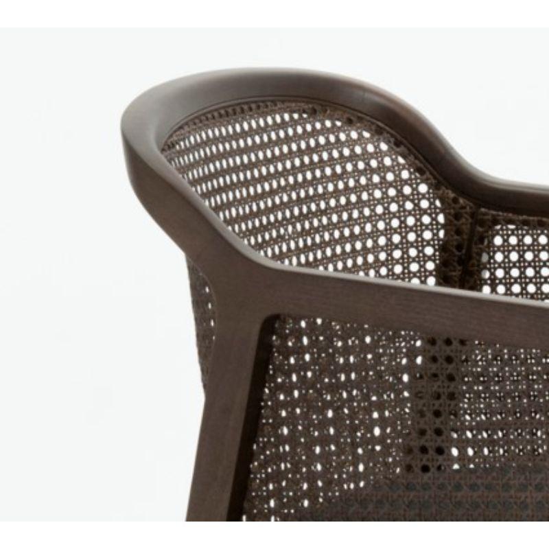 Set di 2 poltroncine Vienna, Canaletto Antracite e Beige di Colé Italia in vendita 1