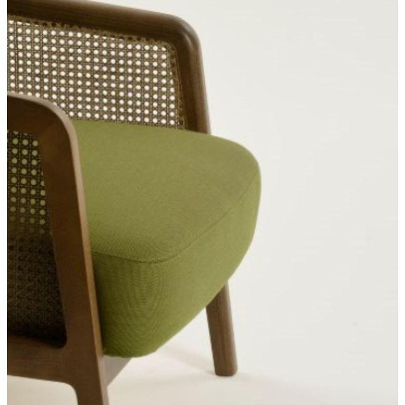 Other Set of 2, Vienna Lounge Armchair Canaletto Palm Green by Colé Italia For Sale