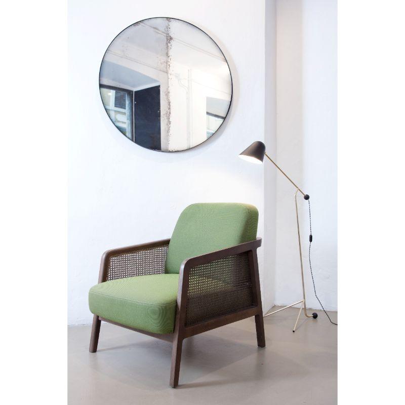 Contemporary Set of 2, Vienna Lounge Armchair Canaletto Palm Green by Colé Italia For Sale