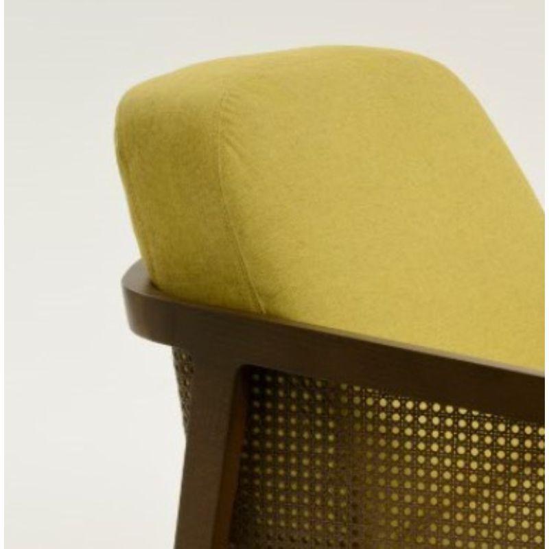 Other Set of 2, Vienna Lounge Armchair Canaletto Yellow by Colé Italia
