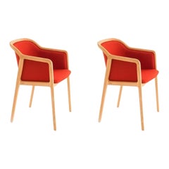 Lot de 2 fauteuils Vienna Soft Little, Chili de Colé Italia