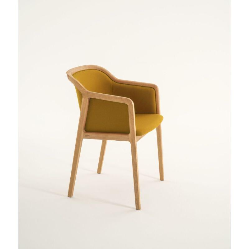Set of 2, Vienna Soft Little armchair, Curry by Colé Italia with Emmanuel Gallina
Dimensions: H 78, W 53, D 50 cm
Materials: Natural beechwood little armchair with upholstered seat and back (Cat C)

Also Available: Vienna Chair, Vienna Little