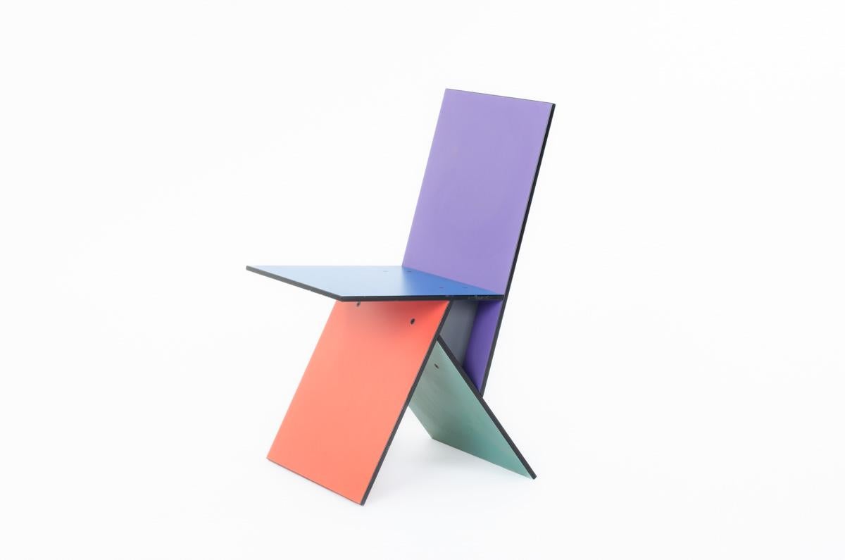 Ensemble de 2 chaises Vilbert de Verner Panton pour Ikea 1990 4