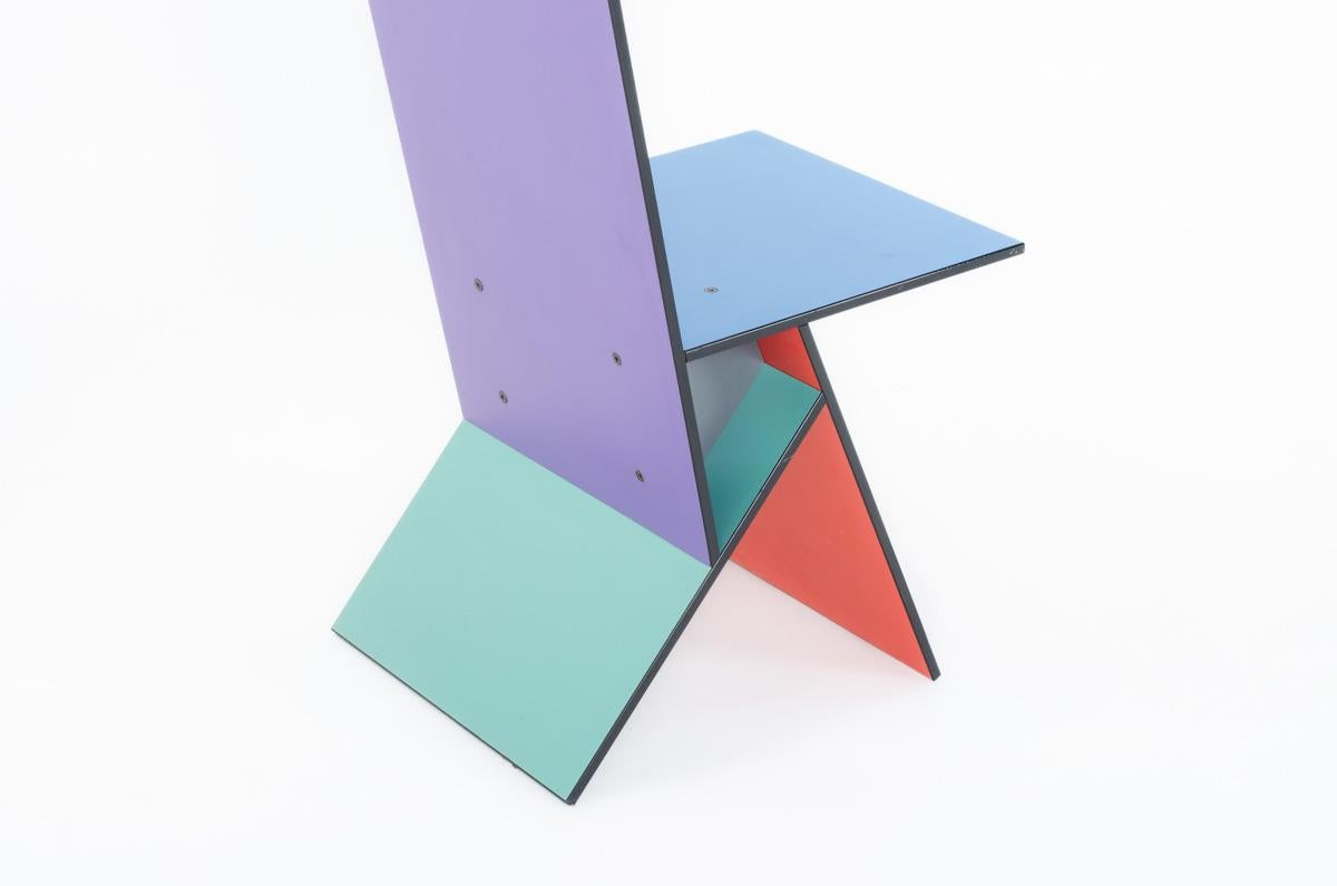 Ensemble de 2 chaises Vilbert de Verner Panton pour Ikea 1990 1