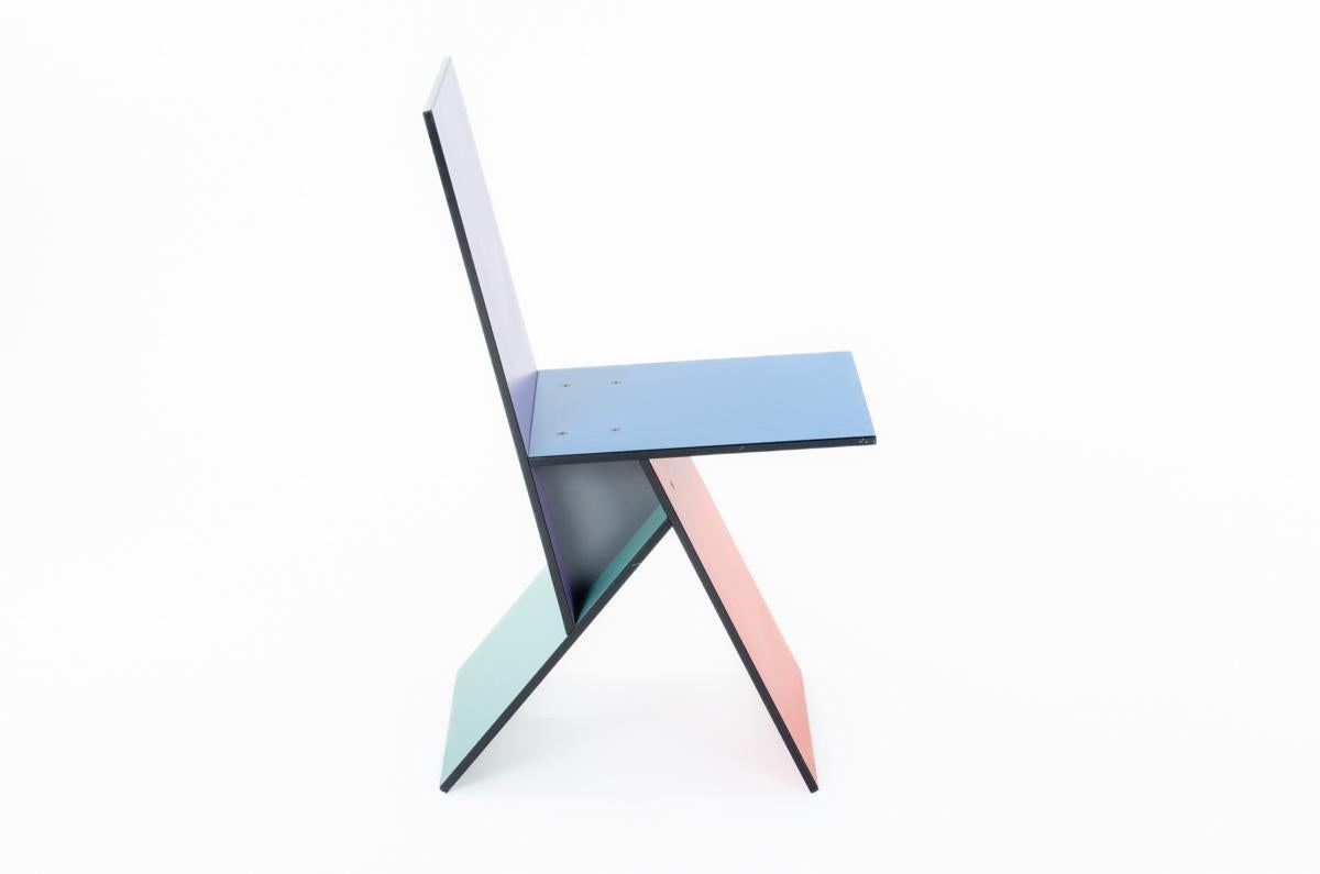 Ensemble de 2 chaises Vilbert de Verner Panton pour Ikea 1990 2