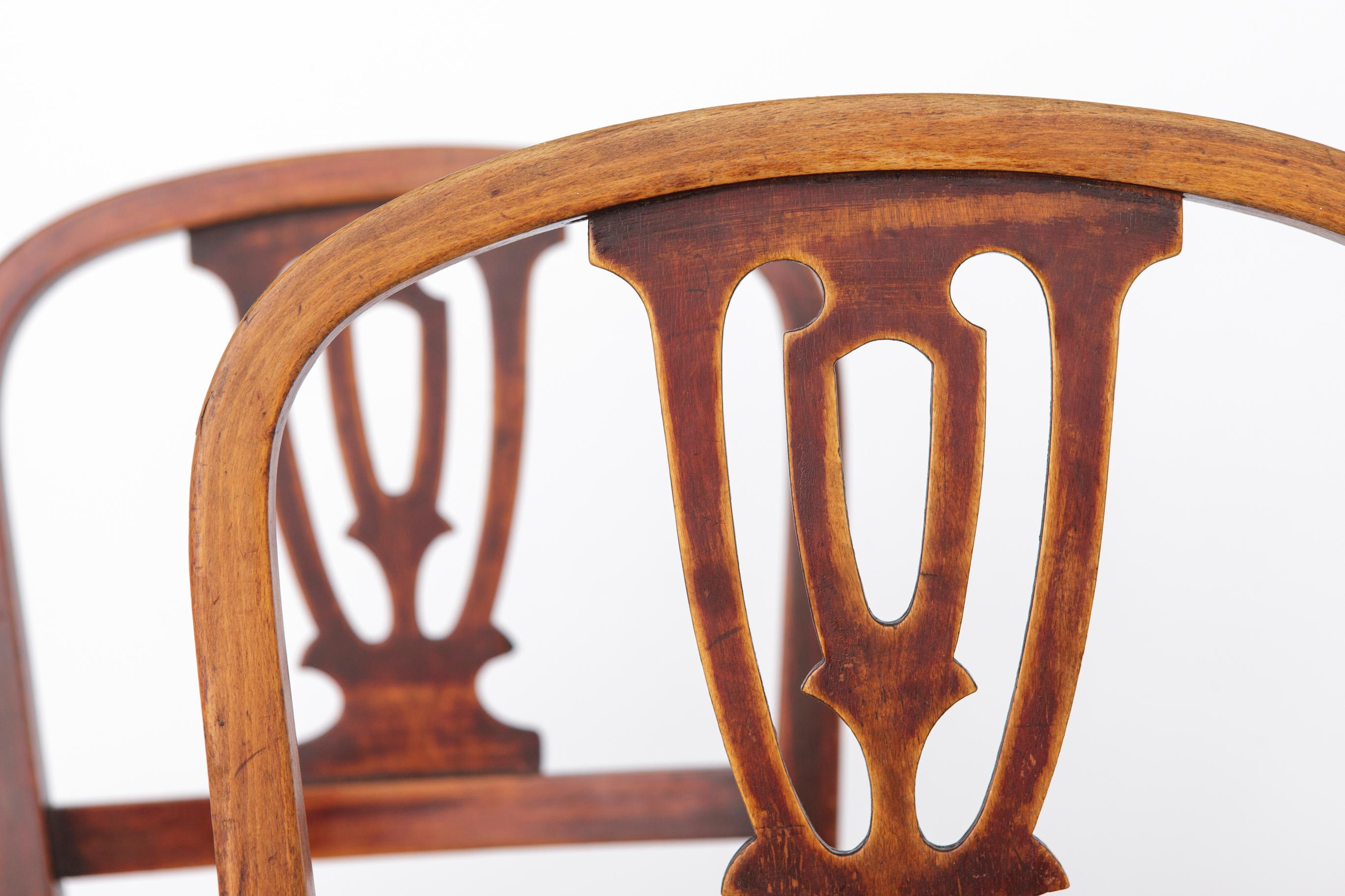 Autrichien Set of 2 Vintage Bentwood Dining Chairs  Austria 1930s–50s  Beechwood en vente