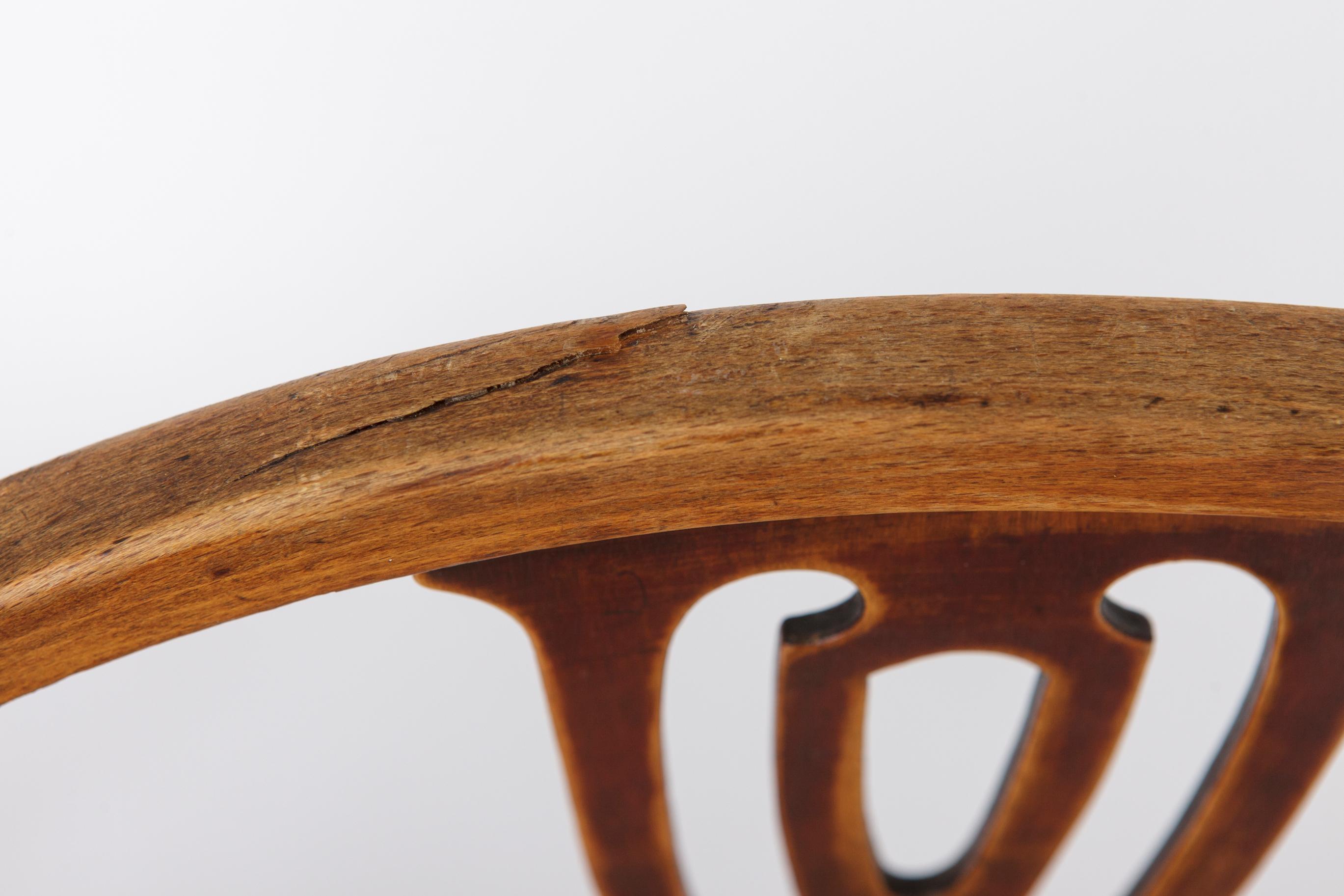 Poli Set of 2 Vintage Bentwood Dining Chairs  Austria 1930s–50s  Beechwood en vente