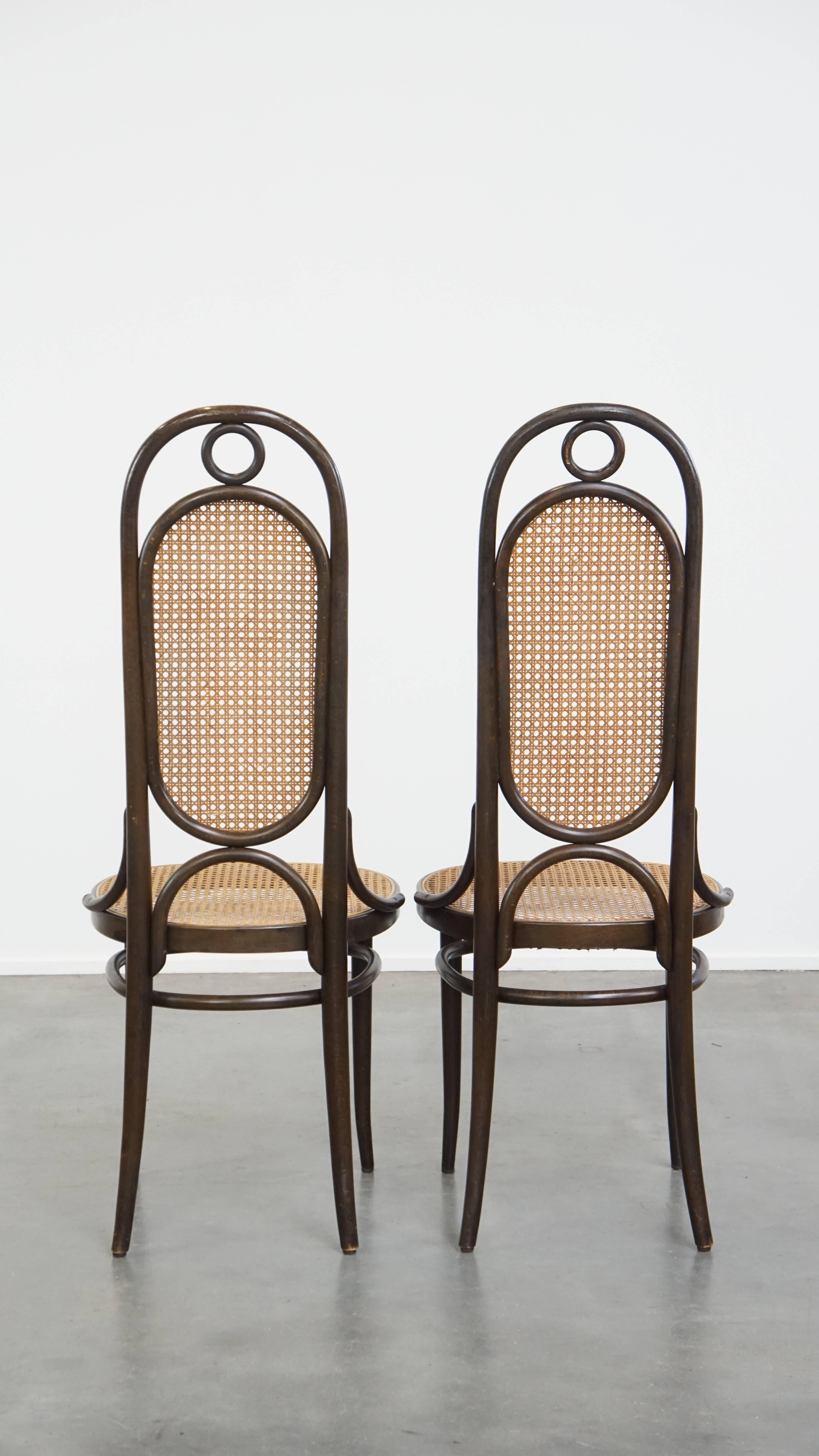 Classical Roman Set of 2 Vintage Bentwood 