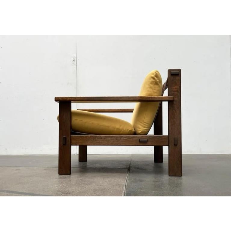 Mid-Century Modern Set of 2 Vintage Brutalist Lounge Chairs, 1960s For Sale