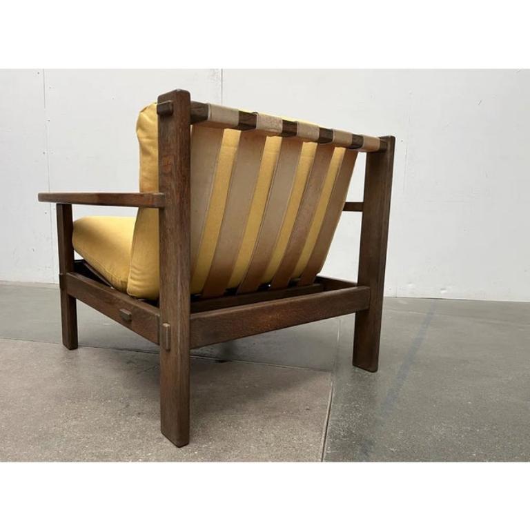 Set of 2 Vintage Brutalist Lounge Chairs, 1960s For Sale 1