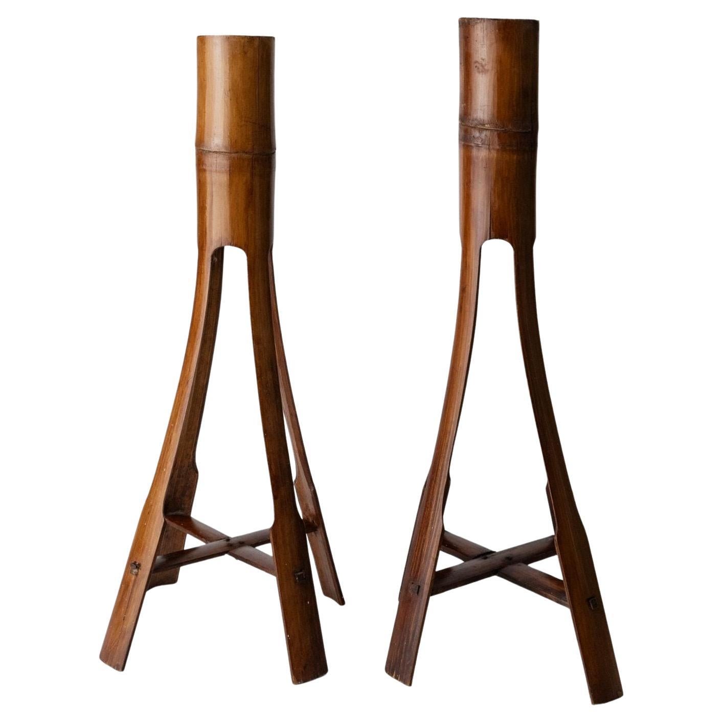 Satz von 2 Vintage-Kerzenhaltern, Italien, 1960er Jahre