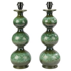 Set di 2 lampade da tavolo in ceramica vintage - Kaiser Leuchten - Lampada a bolle d'aria