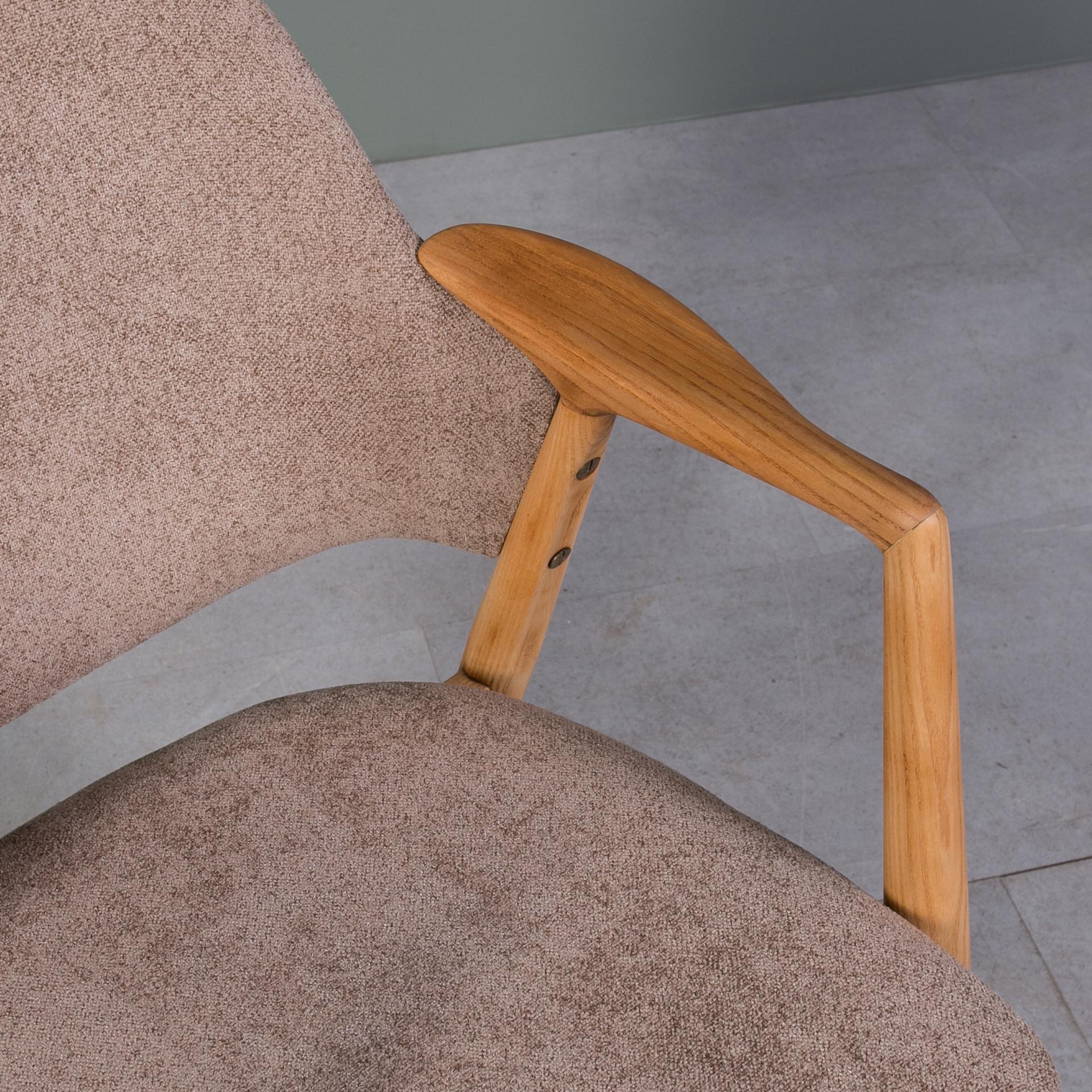Set di 2 sedie d'epoca, Design scandinavo, Norvegia, anni '60, tappezzate in vendita 4