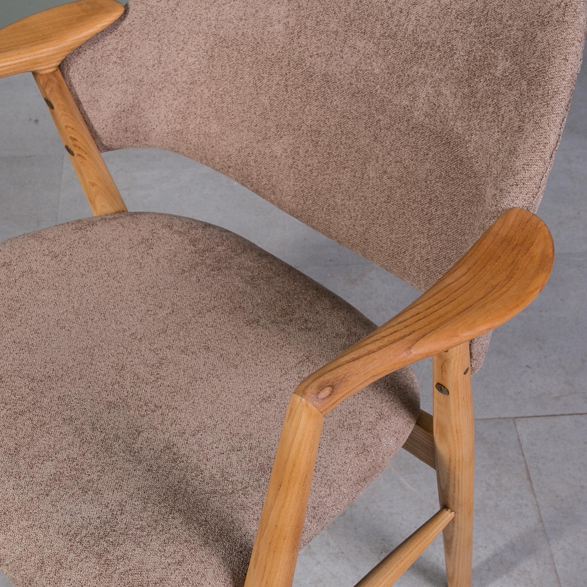 Set di 2 sedie d'epoca, Design scandinavo, Norvegia, anni '60, tappezzate in vendita 5