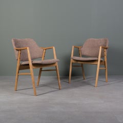 Set of 2 Vintage Chairs, Scandinavian Design, Norway, 1960s, Reupholstered