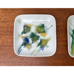 Set von 2 dänischen Vintage-Wandtellern aus Keramik aus Bornholm, 1980er Jahre