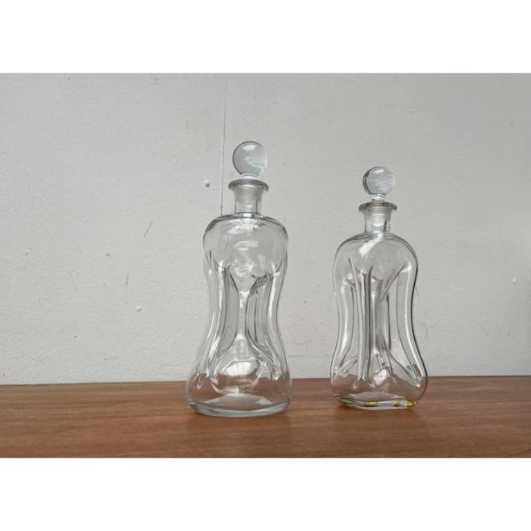 Ensemble de 2 bouteilles danoises Kluk en verre de Holmegaard 1970 en vente 6