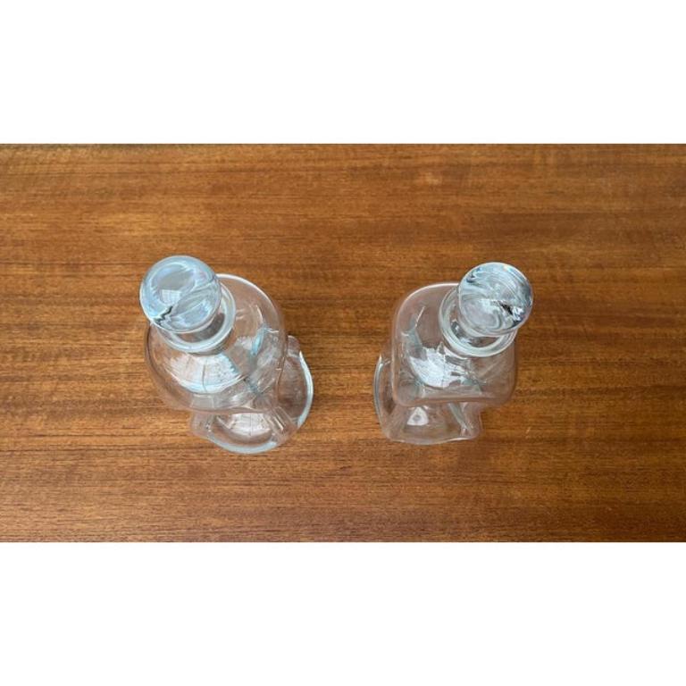 Ensemble de 2 bouteilles danoises Kluk en verre de Holmegaard 1970 en vente 1