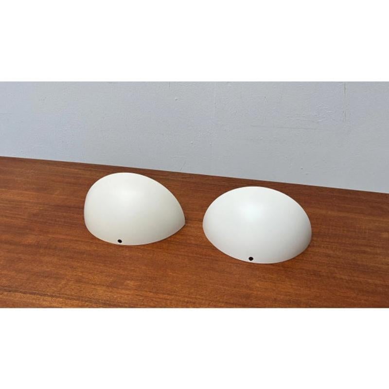 Set di 2 lampade da parete in metallo danese vintage di Frandsen, 1994 in vendita 4