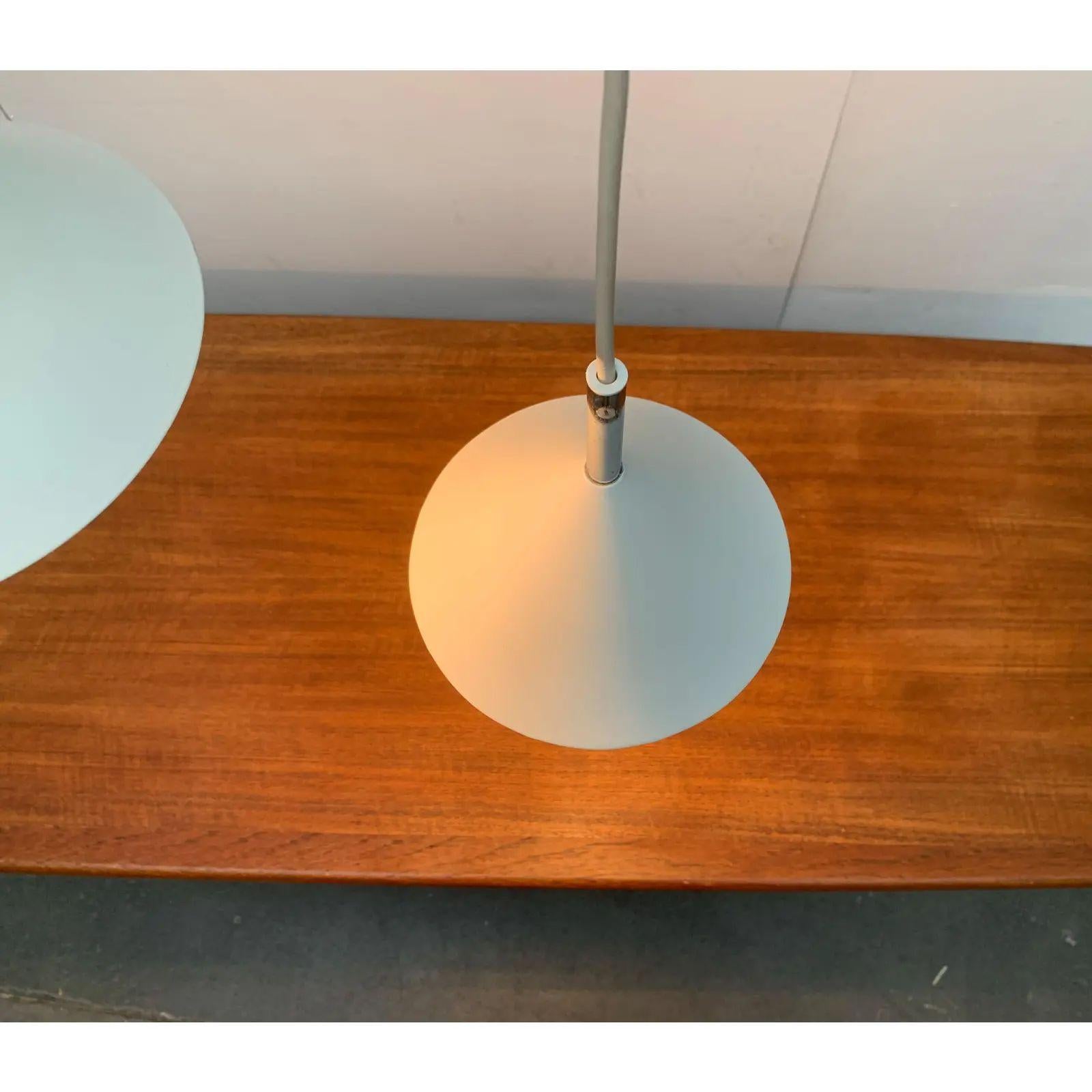 Set di 2 lampade a sospensione danesi vintage, anni '70 In condizioni ottime in vendita a Hamburg, DE