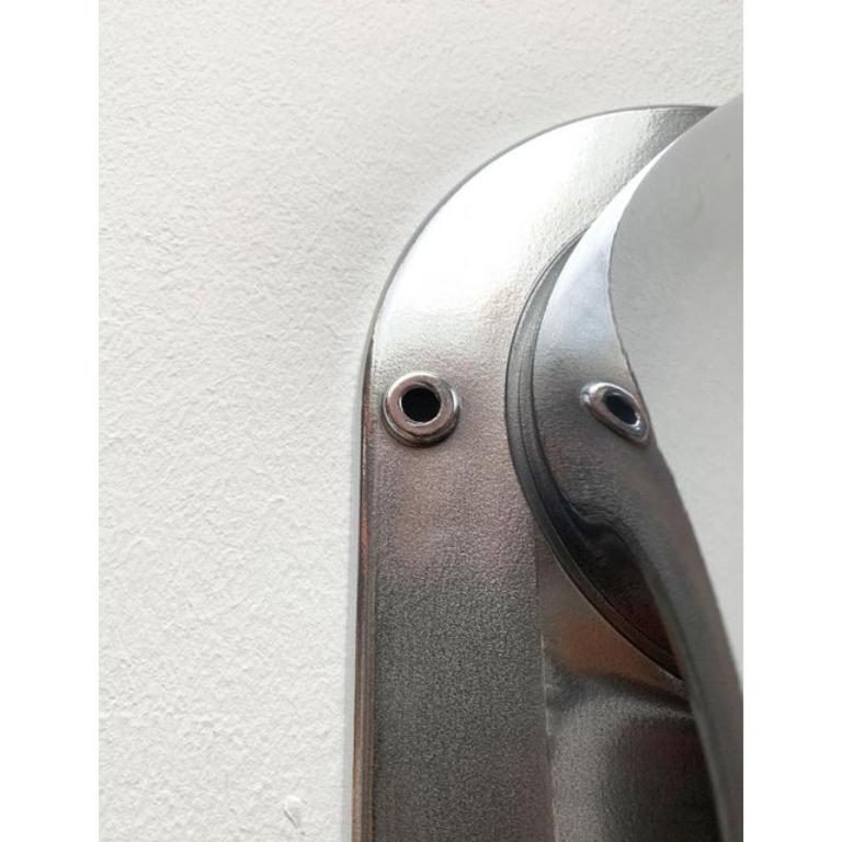 Juego de 2 lámparas de pared vintage danesas Pipeline Sconces de Ole Pless Jørgensen Metal en venta