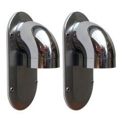 Set of 2 Vintage Danish Pipeline Wall Lamps Sconces by Ole Pless Jørgensen
