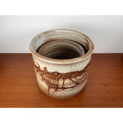 Set di 2 fioriere vintage in Studio Pottery danese di Aase & Leif Vange Keramik