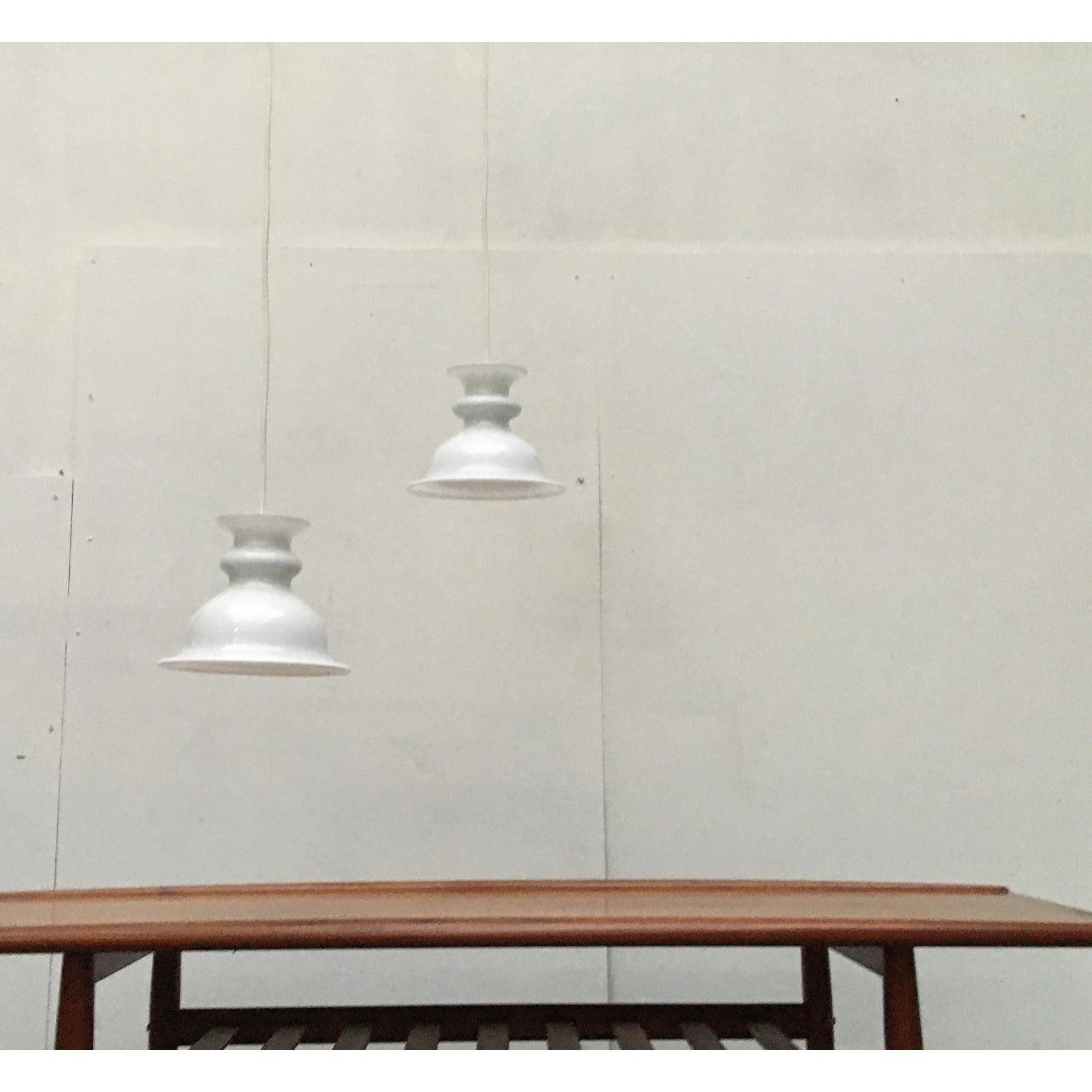Ensemble de 2 lampes suspendues danoises Tivoli par Sidse Werner, début des années 80 en vente 5