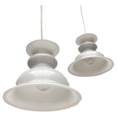 Ensemble de 2 lampes suspendues danoises Tivoli par Sidse Werner, début des années 80