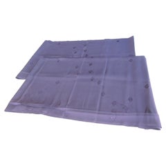 Set of '2' Vintage Deep Purple Silk Obi Sash Textiles