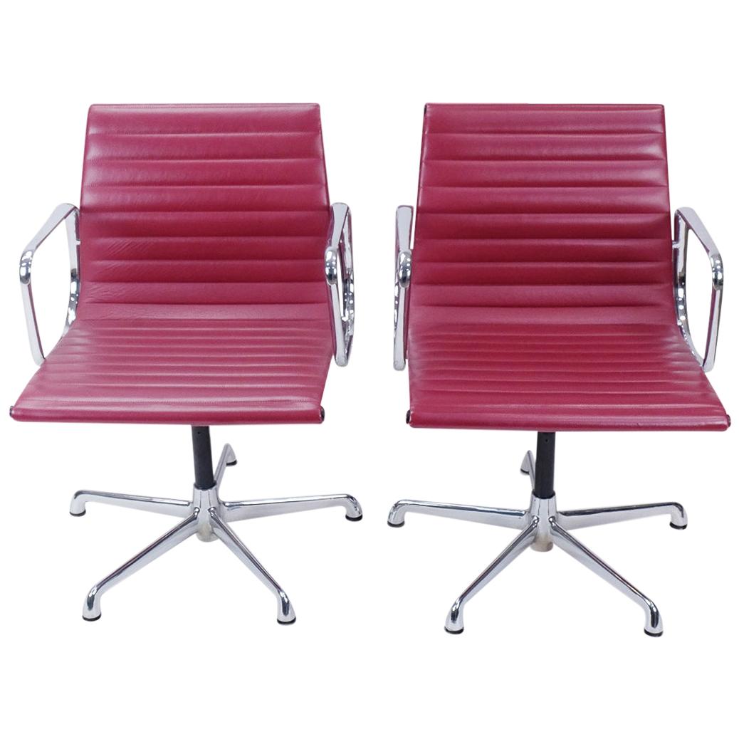 Set of 2, Vintage Eames EA108 Chairs by ICF For Sale