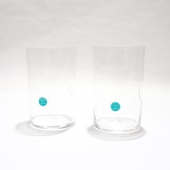 Set of 2 Vintage Elsa Peretti for Tiffany & Co. 'Thumbprint' Drinking Glasses
