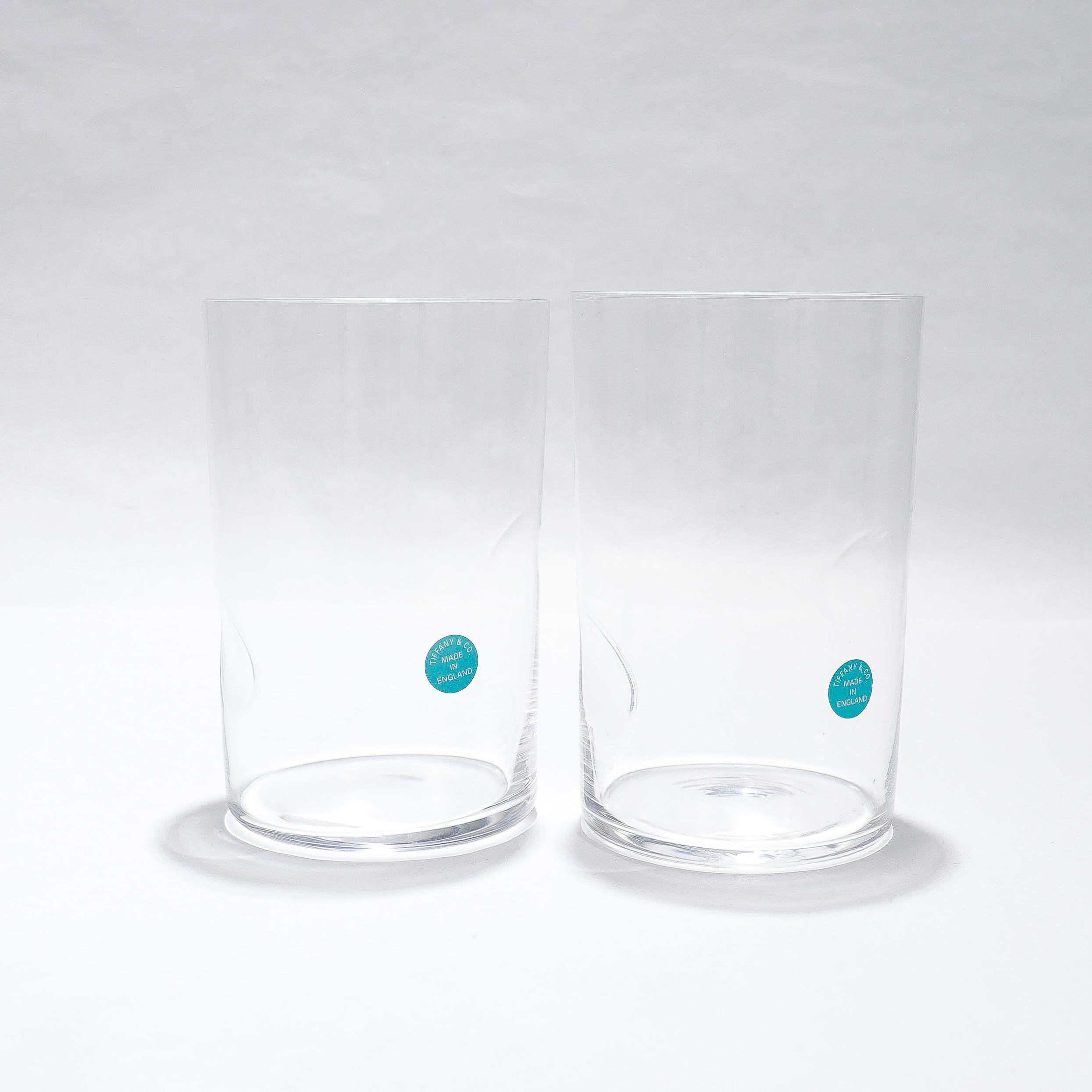 Vetro Set di 2 bicchieri d'epoca Elsa Peretti for Tiffany & Co. in vendita