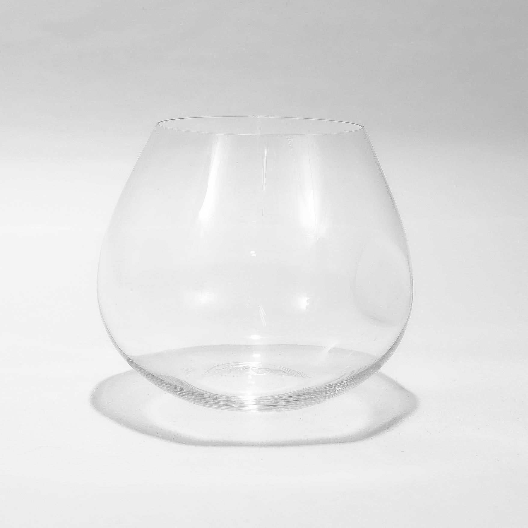 Set von 2 Vintage Elsa Peretti für Tiffany & Co. 'Thumbprint' Weingläsern, Vintage (Moderne) im Angebot