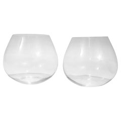 Set of 2 Vintage Elsa Peretti for Tiffany & Co. 'Thumbprint' Wine Glasses