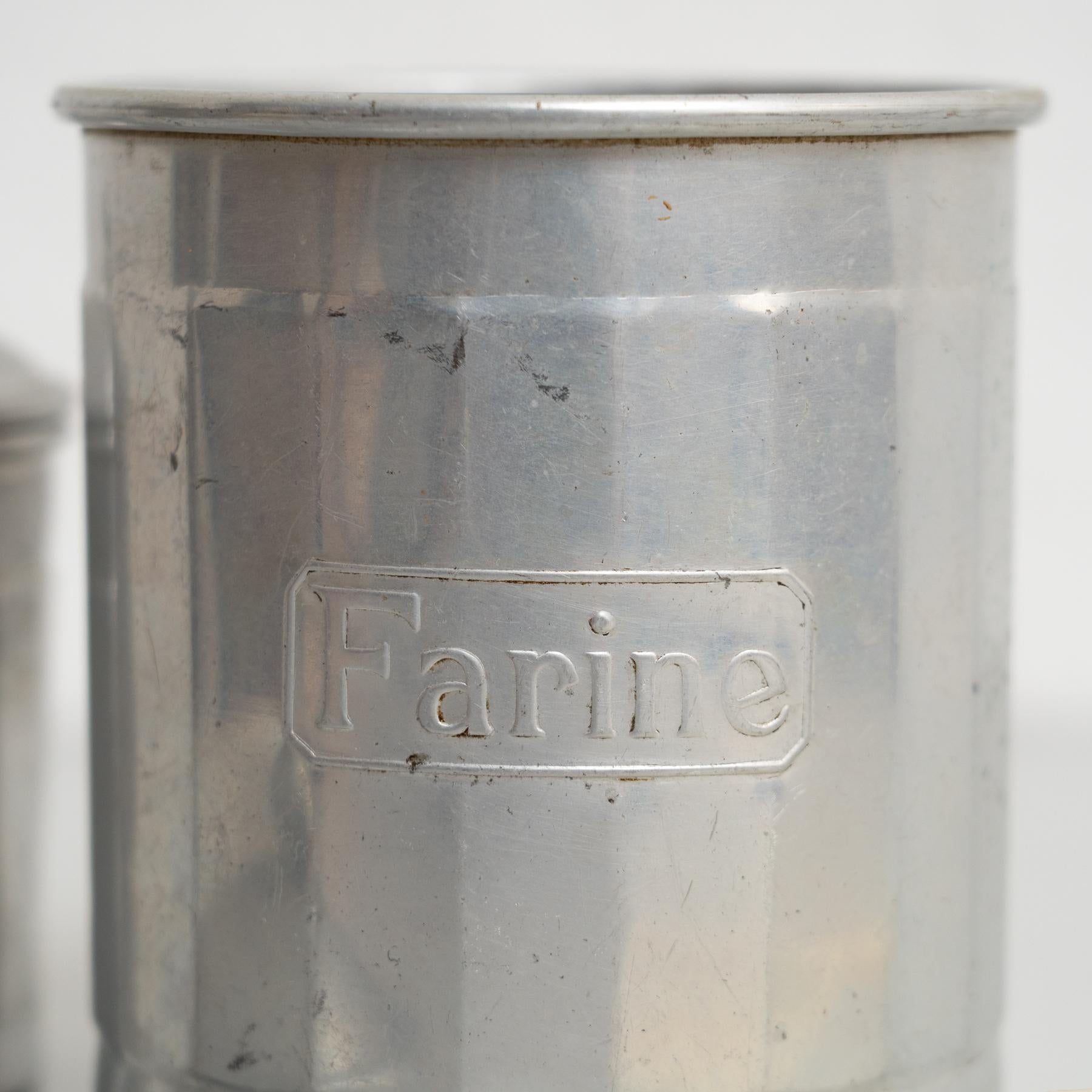 Set of 2 Vintage French Metal Pots – 